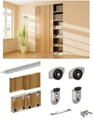 Akcesoria do drzwi - Valcomp Zestaw do drzwi przesuwnych  Ares AR18 1800 mm - miniaturka - grafika 1