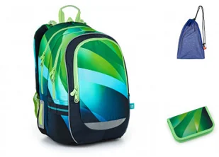 Topgal Lekki plecak dwukomorowy CODA 22018 - - Plecaki szkolne i tornistry - miniaturka - grafika 3