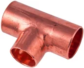 Łączniki, trójniki, kształtki - OBI Trójnik redukcyjny miedziany 18 mm x 15 mm x 18 mm - miniaturka - grafika 1