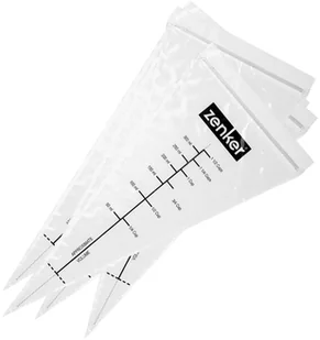 Zenker Rękawy do dekoracji ciast z podziałką, jednorazowe 10 szt 44732 44732 - Pozostałe akcesoria kuchenne Zenker Rękawy do dekoracji ciast z podziałką, jednorazowe 10 szt 44732 44732 - Pozostałe akcesoria kuchenne - miniaturka - grafika 1