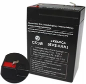 Baterie do zasilaczy awaryjnych UPS - Akumulator żelowy bezobsługowy Agm 6V 5Ah - miniaturka - grafika 1