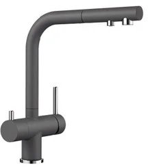 Blanco Fontas-S II Szarość skały bateria zlewozmywakowa z wyciąganą wylewką Silgranit-Look 525207 - Baterie kuchenne - miniaturka - grafika 2