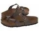 Klapki i japonki damskie - Birkenstock Klapki Mayari Nubuck Stone 71071 (BK83-a) para 36:1|37:2|38:2|39:2|40:2|41:1| - miniaturka - grafika 1