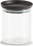 Pojemniki kuchenne - Zeller Słoik do przechowywania z plastikową pokrywką 650 ml czarny 10,3x13cm cm 19576 - miniaturka - grafika 1