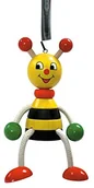 Karuzele dla niemowląt - Hess drewnianych zabawek 14703 uchylne Tier pszczoła wykonana z drewna, około 11 cm - miniaturka - grafika 1