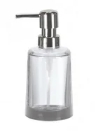 Mydelniczki i dozowniki mydła - Kleine Wolke Dozownik Pino, przezroczysty - miniaturka - grafika 1