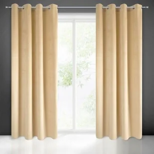Eurofirany Zasłona Pierre 140x250 Beżowa ex-zas-pierre-cap-140x250-przel - Zasłony - miniaturka - grafika 3