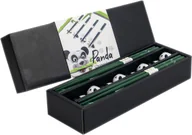 Zestawy do sushi - Emro Aziatica Zestaw Panda, pałeczki z motywem bambusa z podstawkami 22,5cm - 4 par 6006219 - miniaturka - grafika 1