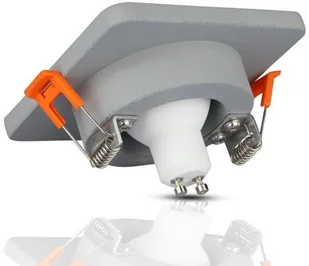 v-tac Oprawa Oczko V-TAC GIPS BETON GU10 Kwadrat Wpuszczany Szary/Chrom VT-862 - Oprawy, klosze i abażury - miniaturka - grafika 4