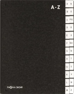 Pagna teczka skorowidz do podpisu A-Z, 24 przekładki, czarna 24241-04 - Teczki i skoroszyty - miniaturka - grafika 2