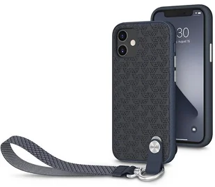 Moshi Altra - Etui z odpinaną smyczką iPhone 12 Mini (system SnapTo) (Denim Blue) - Etui i futerały do telefonów - miniaturka - grafika 3