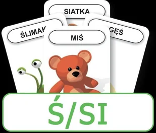 KOMLOGO Karty Logopedyczny Piotruś Część IX głoska Ś/SI - Bajki Disneya - miniaturka - grafika 2