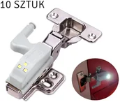 Ozdoby bożonarodzeniowe - ATL ZD23F Lampka led na zawias szafki 10szt - miniaturka - grafika 1