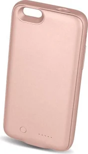 TelForceOne Battery Case Forever iPhone 6/6S 3000 mAh + microSD różowe-złota - Powerbanki - miniaturka - grafika 3
