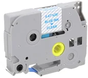 Etykiety do drukarek - Brother Zamiennik taśmy TZE-133 12mm przeźroczysta/niebieski - miniaturka - grafika 1