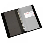 Wizytowniki - Biurfol Wizytownik na 200 wiz. - czarny - miniaturka - grafika 1