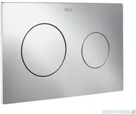 Spłuczki - Roca Duplo One PL10 przycisk spłukujący podwójny chrom A890189001 - miniaturka - grafika 1