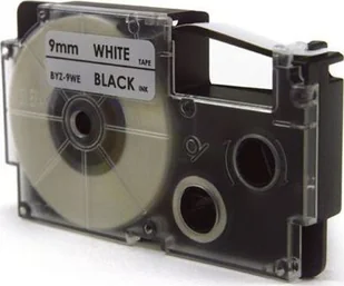 Casio Taśma Czarny na Białym 9mm x 8m (PT-9WE1, Pt - Papier do drukarek - miniaturka - grafika 2