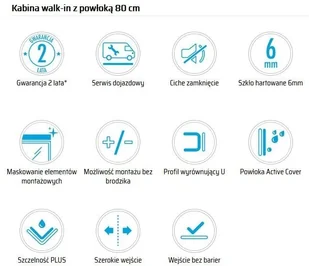 Deante Kabina prostokątna prysznicowa Kerria Plus 100x90 KTS_039P^KTSX043P KTS_039P^KTSX043P - Kabiny prysznicowe - miniaturka - grafika 6