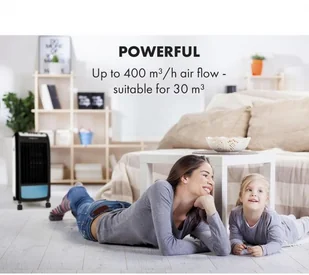 Wentylator OneConcept OneConcept Caribbean Blue schładzacz odświeżacz powietrzawentylator 70W biały/ ACO3-CarribeanBlueW - Wentylatory - miniaturka - grafika 2