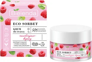 Bielenda ECO SORBET Malina Nawilżająco-kojący krem do twarzy 50ml 58230-uniw - Kremy do twarzy Bielenda ECO SORBET Malina Nawilżająco-kojący krem do twarzy 50ml 58230-uniw - Kremy do twarzy - miniaturka - grafika 1
