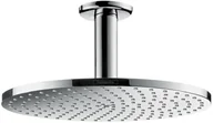 Deszczownice - Hansgrohe Raindance Select S 240 1jet P Deszczownica okrągła 24 cm z ramieniem sufitowym 10 cm chrom 27620000 - miniaturka - grafika 1