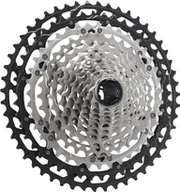 Kasety rowerowe - Shimano Deore XT CS-M8100 Kaseta rowerowa 12 rz., silver/black 10-45T 2020 Kasety I-CSM8100045 - miniaturka - grafika 1