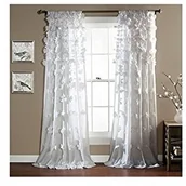 Akcesoria do wystroju okien - Lush Decor Trójkąt pozostają u domowych Riley Rod Pocket uchwyt wyłącznie C24157P14-000 - miniaturka - grafika 1