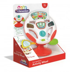 Clementoni Elektroniczna kierownica Baby 17241 - Zabawki interaktywne dla dzieci - miniaturka - grafika 3