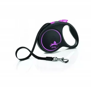 Flexi smycz automatyczna Black Design 5m 25 - Smycze dla psów - miniaturka - grafika 2