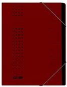 Teczki i skoroszyty - Elba 400001990 teczka na dokumenty chic A4 12 przegródek z pustymi literami i gumką z kartonu w kolorze bordowym 42496BX - miniaturka - grafika 1