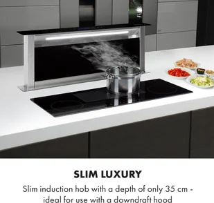 Płyta elektryczna do zabudowy Klarstein CP11-Delicatessa-Slim - Płyty elektryczne do zabudowy - miniaturka - grafika 2