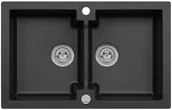Zlewozmywaki - AXIS MOJITO 160 | Czarny - miniaturka - grafika 1