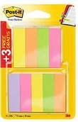 Notesy i bloczki - Post-it 670 6 + 3 Page Marker, wąskie Blocks, 6 X 100 arkuszy Zielony, neonowy różowy/różowy/żółty/pomarańczowy/Violet - miniaturka - grafika 1