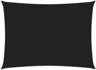 Parasole ogrodowe - vidaXL Prostokątny żagiel ogrodowy, tkanina Oxford, 3x4,5 m, czarny 135761 - miniaturka - grafika 1