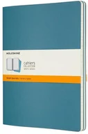 Artykuły biurowe - Moleskine Zestaw 3 zeszytów Cahier Journals 19x25 linie blue - miniaturka - grafika 1
