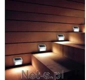 Akcesoria do oświetlenia - Maclean MCE170 Lampa solarna ścienna 5 SMD inox - miniaturka - grafika 1