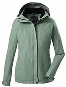 Kurtki i kamizelki sportowe damskie - Killtec Killtec Damska kurtka funkcyjna z odpinanym kapturem pistacjowy 42 24073-000 - miniaturka - grafika 1