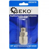 Akcesoria pneumatyczne - GEKO Szybkozłączka pneumatyczna typ żeński GZ 3/8" 3280 G03416 - miniaturka - grafika 1