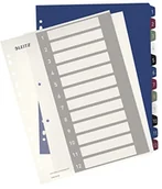 Zakładki do książek - Leitz A4 Register, 20 notatniki Rexel Advance posiadają w biurze, okładki, ekstra szeroka, PP, Style, wielokolorowa, wielokolorowa 12380000 - miniaturka - grafika 1