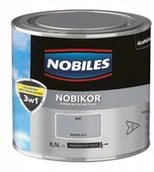 Farby zewnętrzne - Nobiles Farba Nobikor popielata 0,5 l - miniaturka - grafika 1