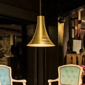 Lampy sufitowe - SLV SPOTLINE BATO 35 LED wisząca mosiądz 1000441 - miniaturka - grafika 1