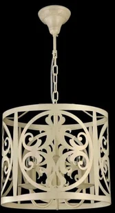 Maytoni LAMPA wisząca RUSTIKA H899-03-W Maytoni okrągła OPRAWA rustykalna ZWIS wzorki kremowe H899-03-W - Lampy sufitowe - miniaturka - grafika 2