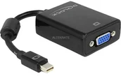 Inne akcesoria audio-wideo - Delock 65256 cable gender changer VGA Mini Displayport 1.1a Czarny, Adapter - miniaturka - grafika 1