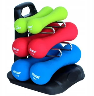 Ciężarki Hantle Master - 1, 2, 3 kg Zestaw - Hantle i ciężarki - miniaturka - grafika 5