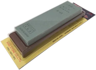 King Kamień wodny King G-45 Gradacja 220 z podstawą G-45B - Ostrzałki do noży - miniaturka - grafika 2