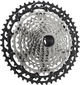 Kasety rowerowe - Shimano Deore XT CS-M8100 Kaseta rowerowa 12 rz., silver/black 10-45T 2020 Kasety I-CSM8100045 - miniaturka - grafika 1