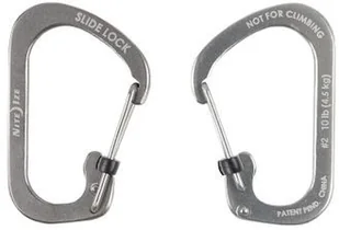 Nite-Ize Nite Ize Karabińczyk SlideLock #2 stal nierdzewna - Haki, szakle i karabinki - miniaturka - grafika 2