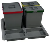 Kosze na śmieci - FENIKS Elle Tipi ptc28 06050 4 °F C10 PPV z pedałem segregacja śmieci z szufladą PTC28 06050 4F C10 PPV - miniaturka - grafika 1