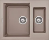 Zlewozmywaki - Elleci Easy 150 43 Tortora - miniaturka - grafika 1